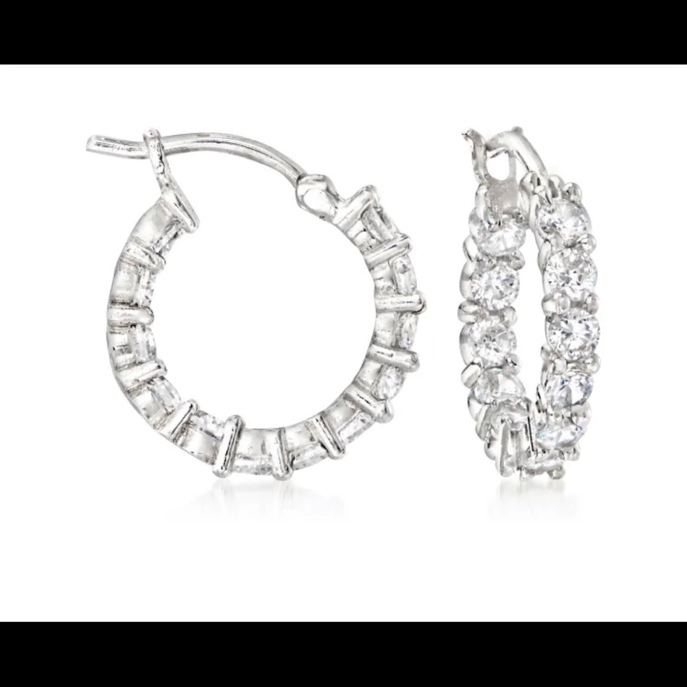 Rachel Ashwell .925 Hoop Earrings NWT
